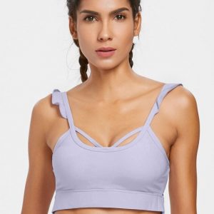 Ruffle Mid Impact Sports Bra