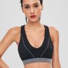 Zig Zag Racerback Sports Bra