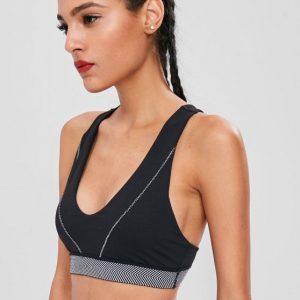 Zig Zag Racerback Sports Bra