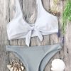 Padded Knotted Bralette Bikini Set