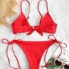 Knotted String Bikini Set