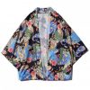 Floral Paisley Print Kimono Cardigan