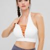 Lattice Halter Sports Bra