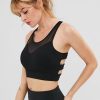 Lattice Mesh Insert Sports Bra