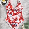 Flower Cami Twisted Swimsuit