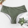 Plain Mid Waist Bikini Bottom