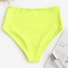 High Waisted Plain Bikini Bottom