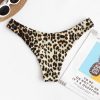 Animal Print High Leg Bikini Bottom