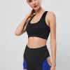 Perforated Padded Racerback Sport Bra