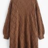 Solid Color Slits Open Knit Cardigan