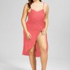 Plus Size Beach Cover-up Wrap Dress