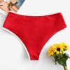 Contrast Piping Tummy Control Swim Bottom