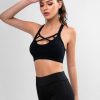 Criss Cross Strappy Sports Bra