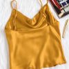 Satin Oversized Cami Tank Top