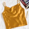 Satin Oversized Cami Tank Top