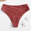 Surplice-waist High Rise Bikini Bottom