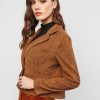 Corduroy One Button Lapel Blazer