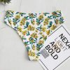 High Cut Floral Bikini Bottom