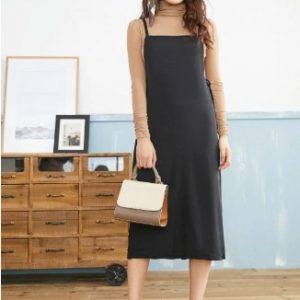 Cami Sleeveless Midi Pinafore Dress