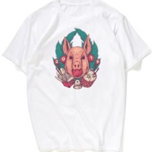 Mens Graphic Tee - White