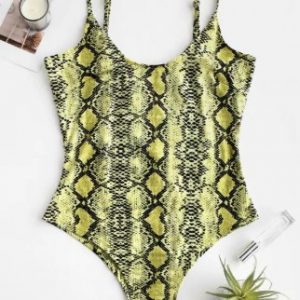 Snakeskin Cami Bodysuit