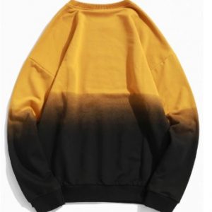 ZAFUL Ombre Color Graphic Sweatshirt